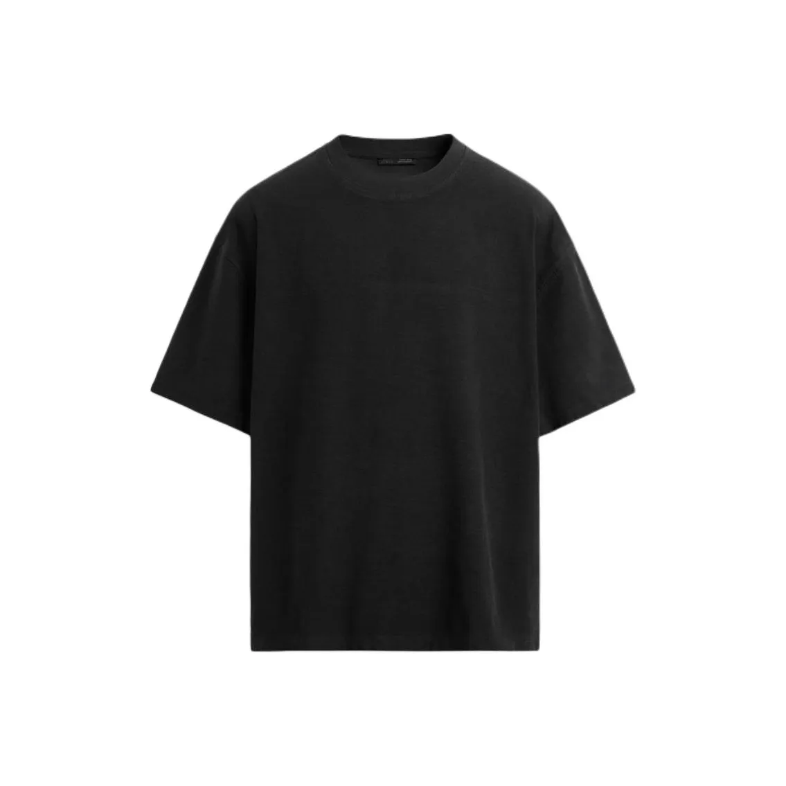 ZARA Мужские черные T-рубашки