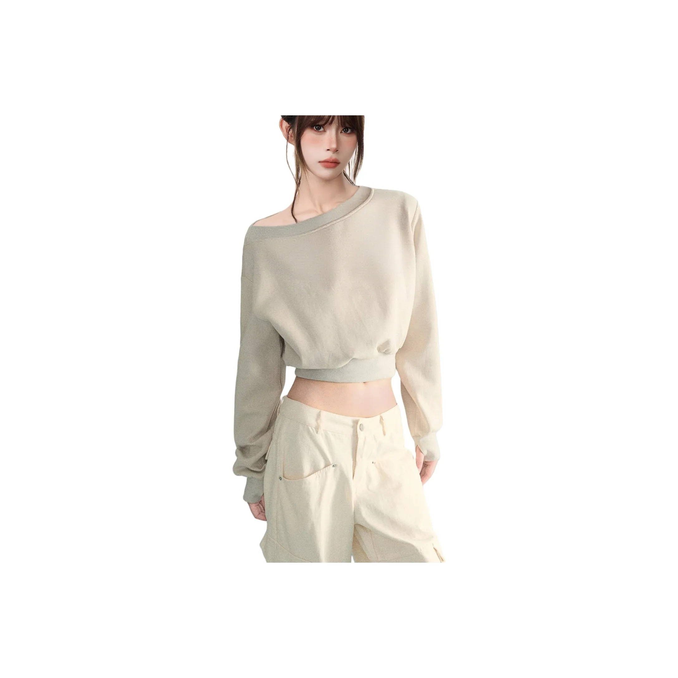 Princess Berdele Толстовка Американский Стиль Позиционирование Горячая девушка Свободный крой С утяжкой на талии Топ Унисекс