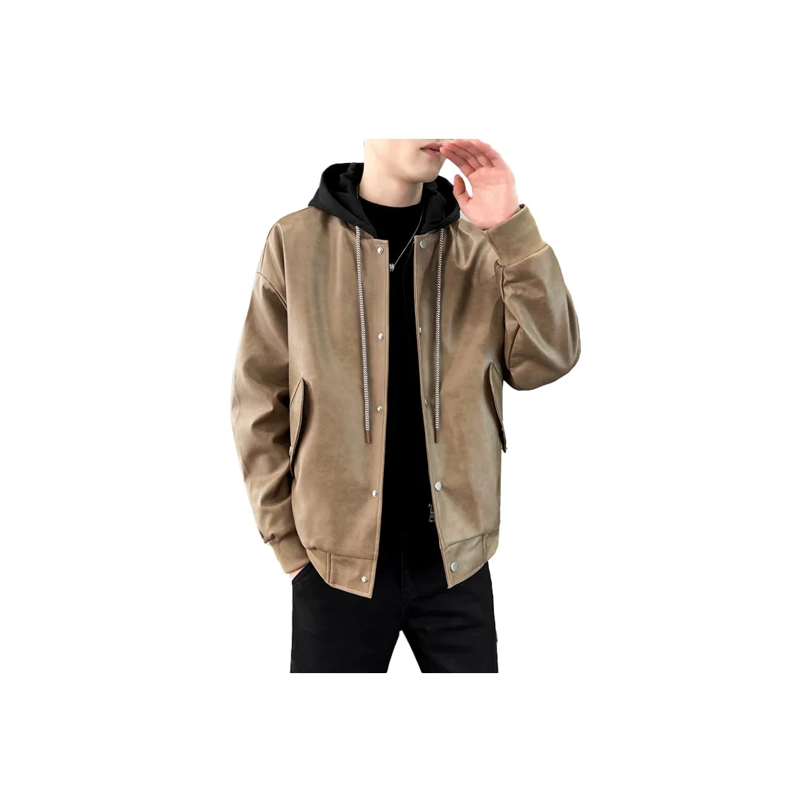 TAIZILONG Мужские кожаные куртки