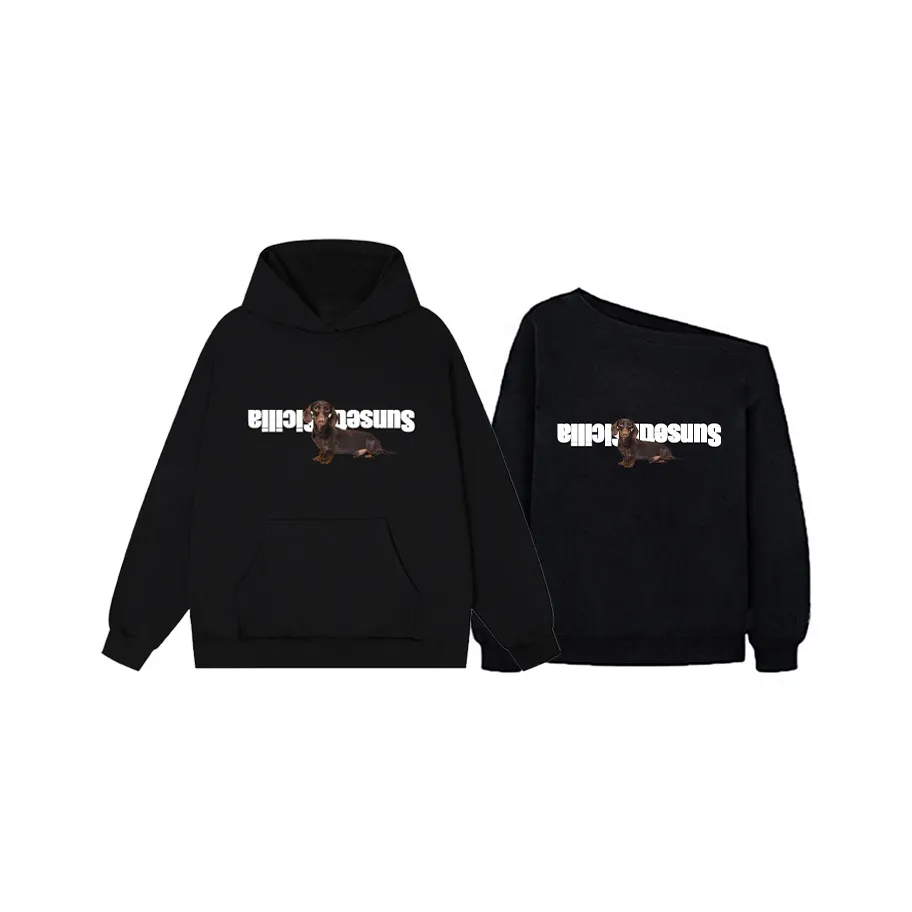 SISC Мужская толстовка + Женская асимметричная толстовка [Комплект для пары] Унисекс толстовки