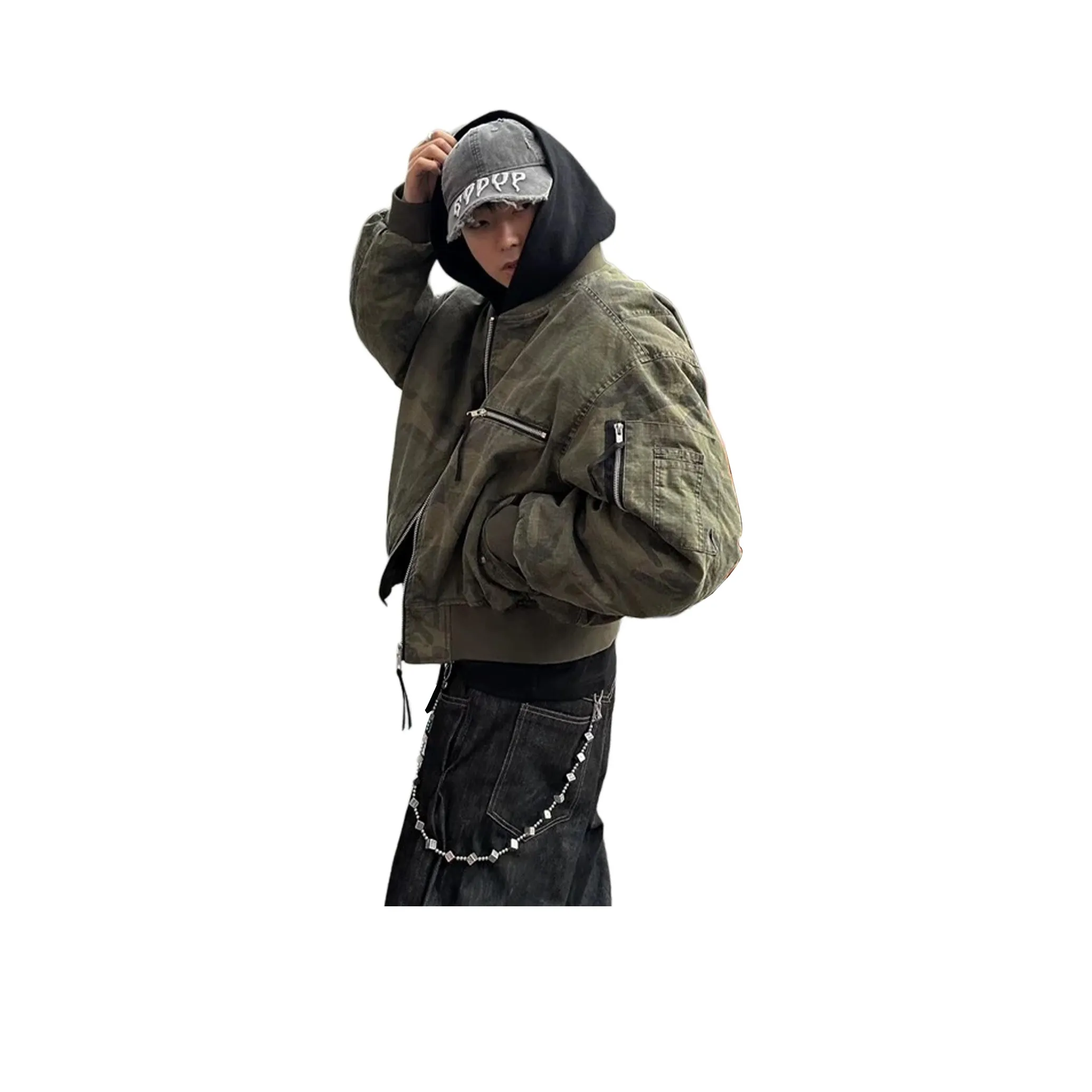 PISYPOX Камуфляж Унисекс Куртки