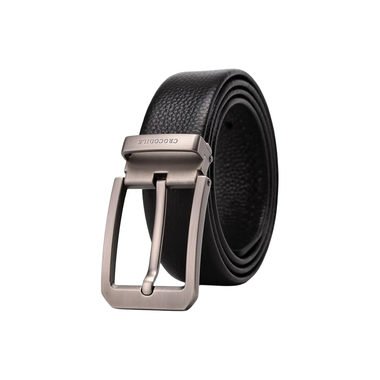 Крокодил ремень из коровьей кожи мужской 3,5 см