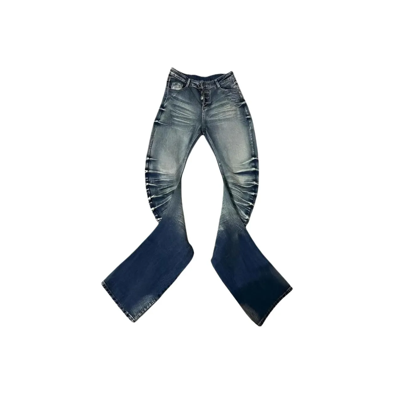 UPWARD LAB Blue Unisex Jeans