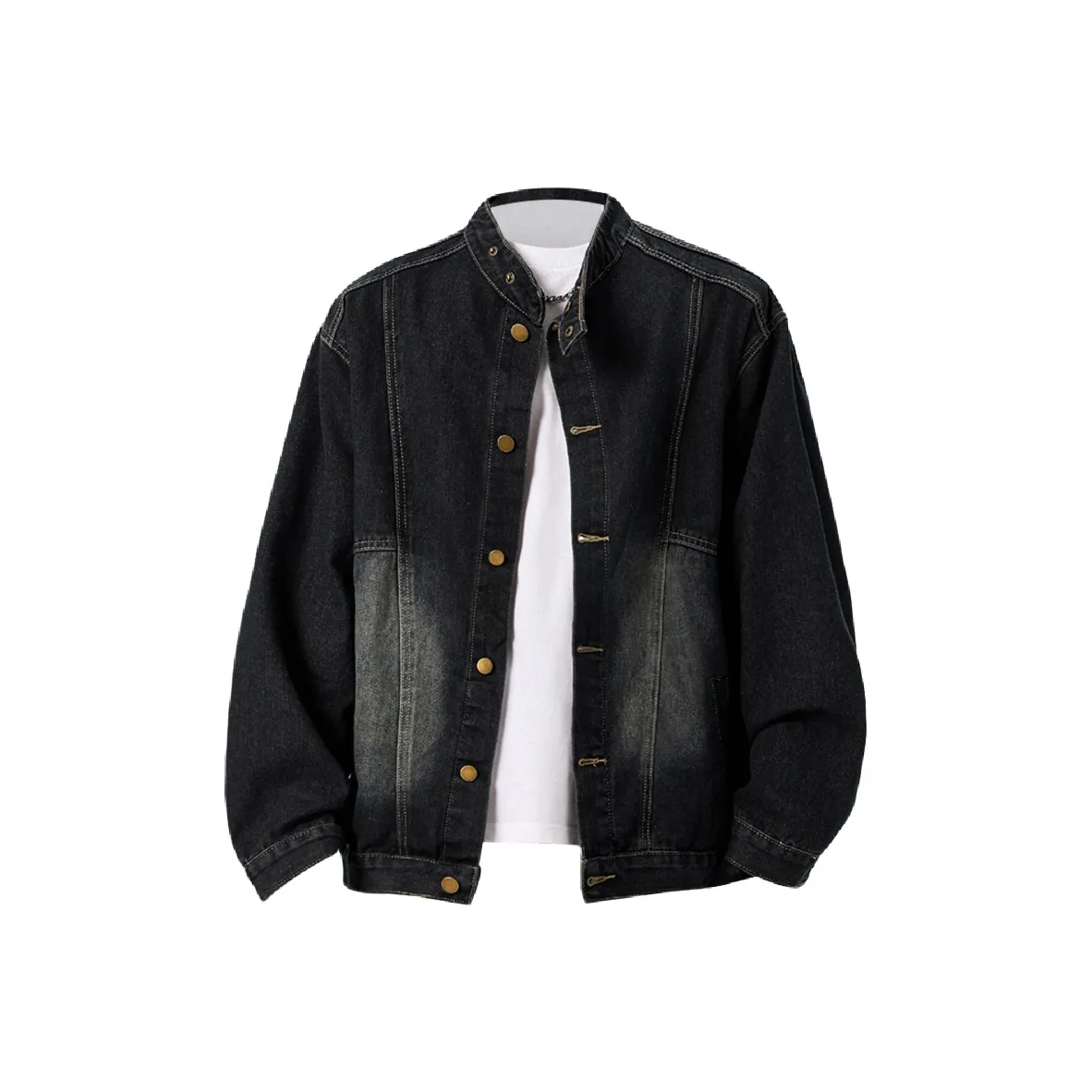 JASONWOOD Черный Синий Унисекс Джинсовые Куртки