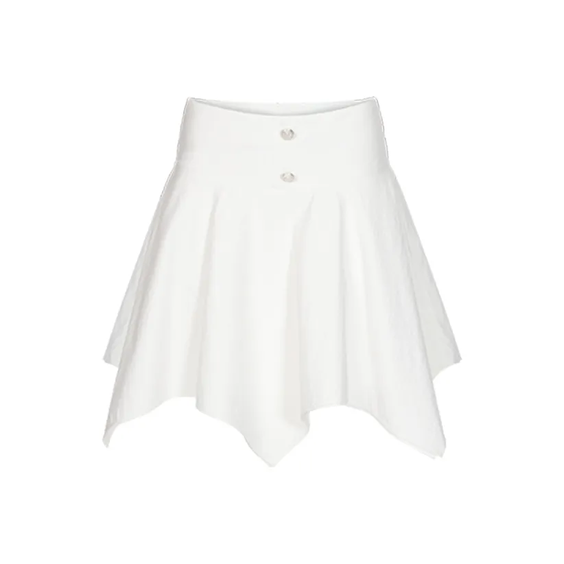HYTE MOLY Белый Женские Повседневные Короткие Юбки