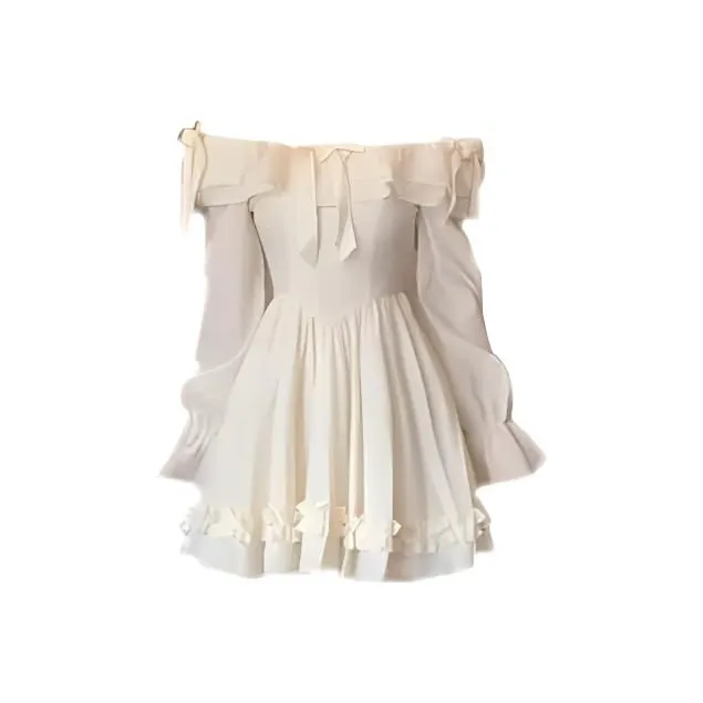 TIBINB Длинное платье с длинными рукавами женское