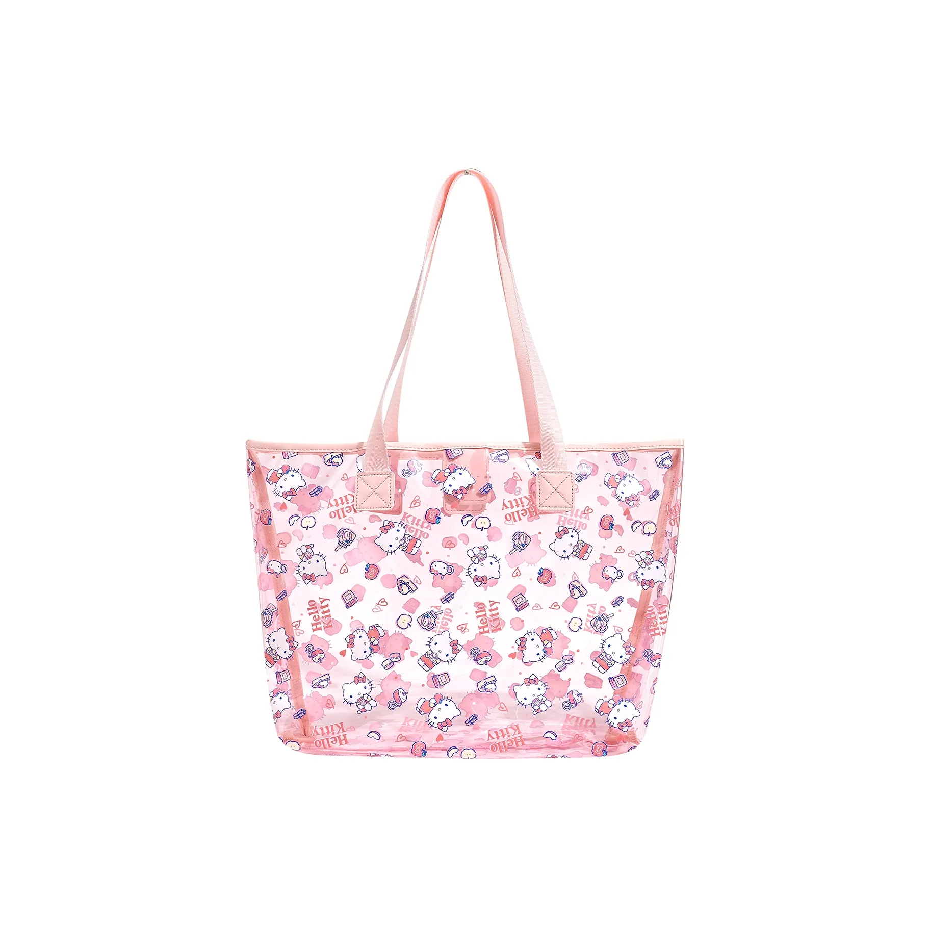 Sanrio Hello Kitty PVC Одно Плечо Сумка Стандартная Женская Розовая