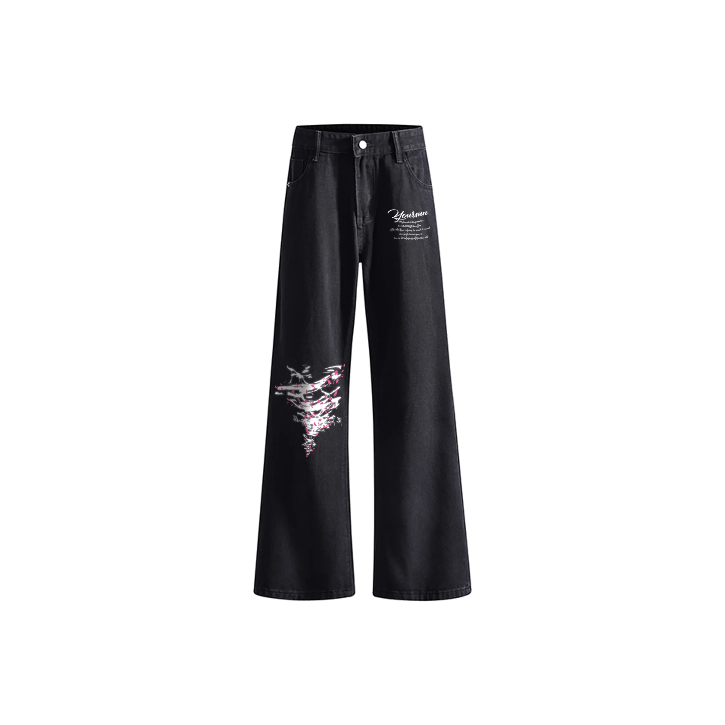 Удобный и освежающий джинсы унисекс