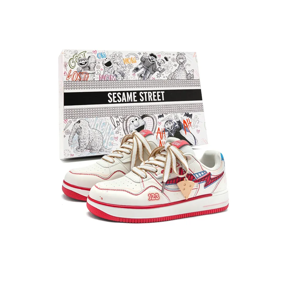 SESAME STREET Высота Увеличивающие Баланс Устойчивые к Износу Легкие Низкие Кроссовки для Скейтбординга Унисекс