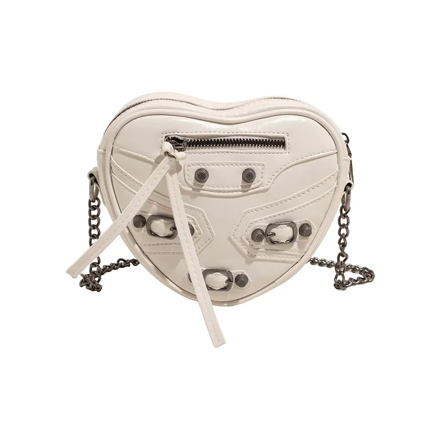 YTARA ПУ (полиуретан) Сердце-образная сумка сумка через плечо сумка на плечо стандартная женская многоцветная