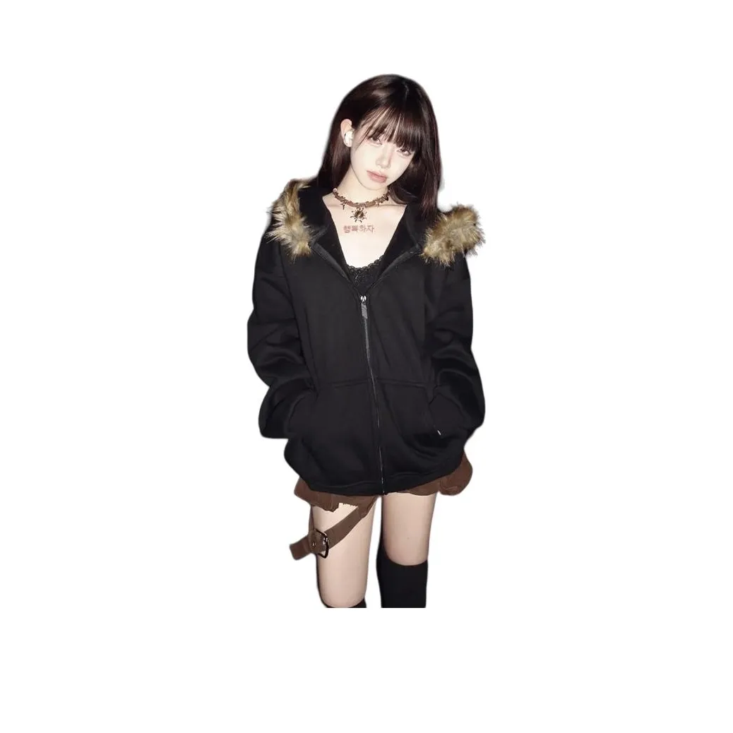 MUCCHIC Черные Женские Свитшоты