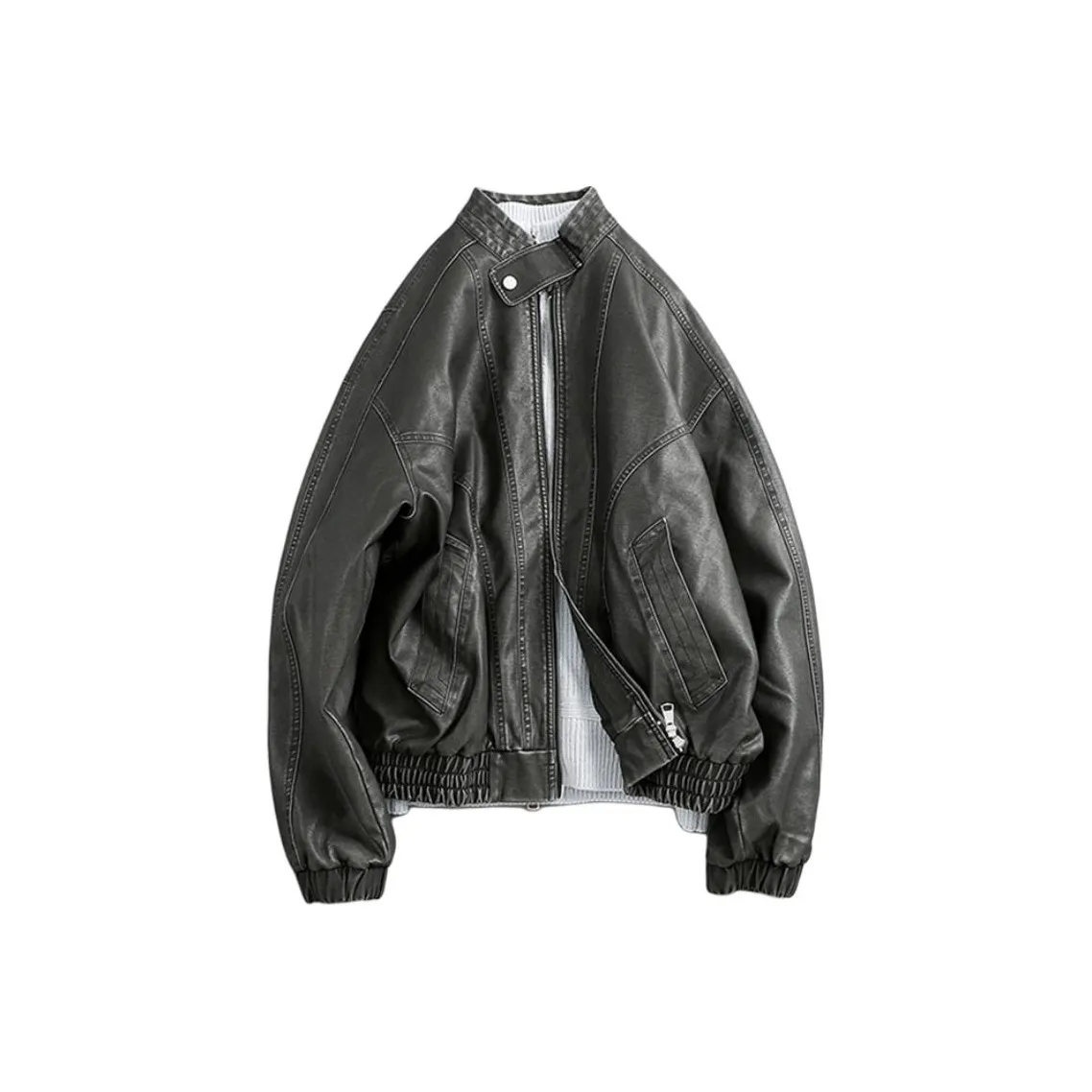 SLLAVIF Мужские кожаные куртки