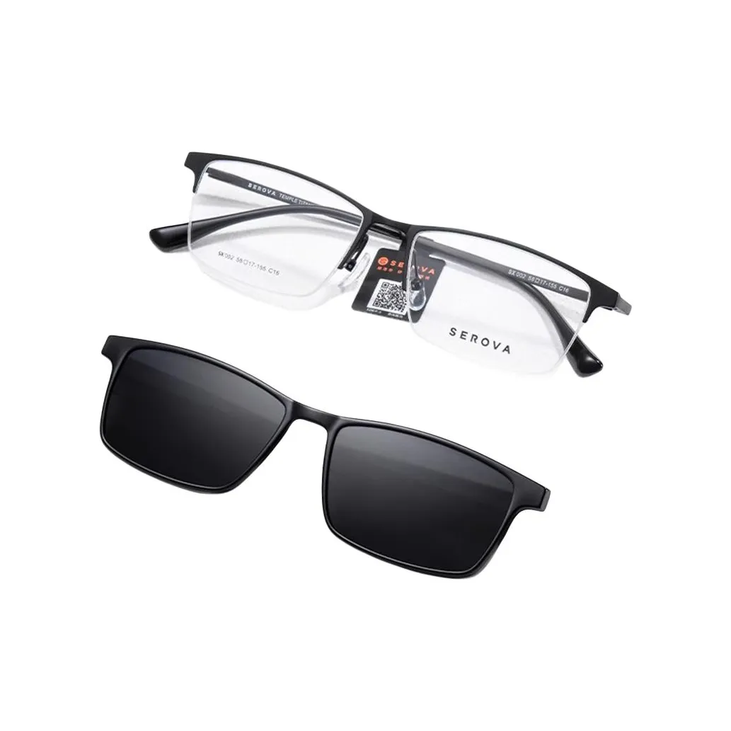 SEROVA Титановый сплав Оправа для очков "Брови" Унисекс