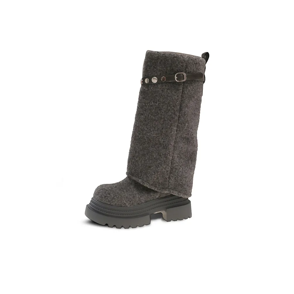 AFJI Женские высокие сапоги на колено