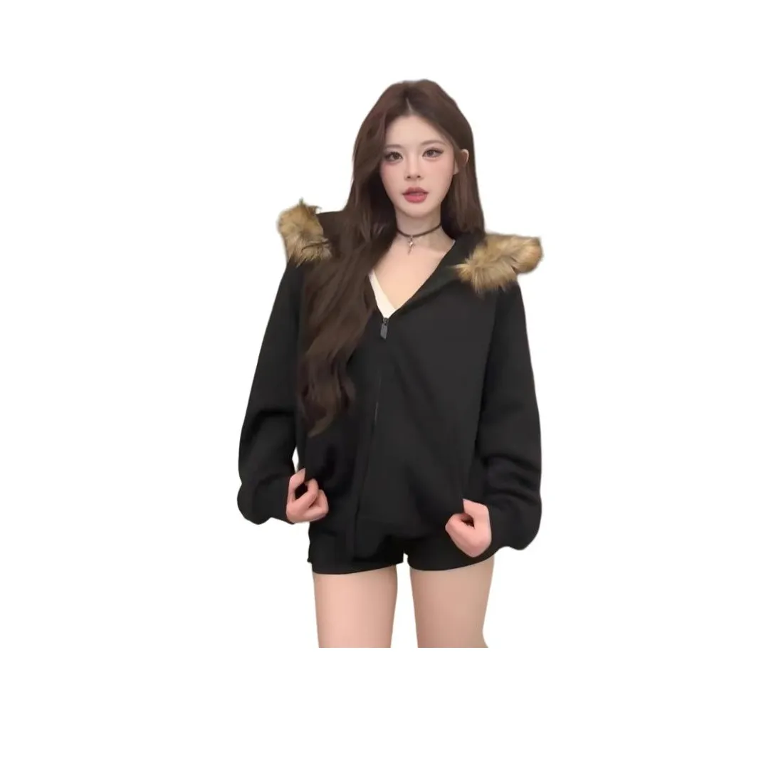 MUCCHIC Черные Женские Свитшоты