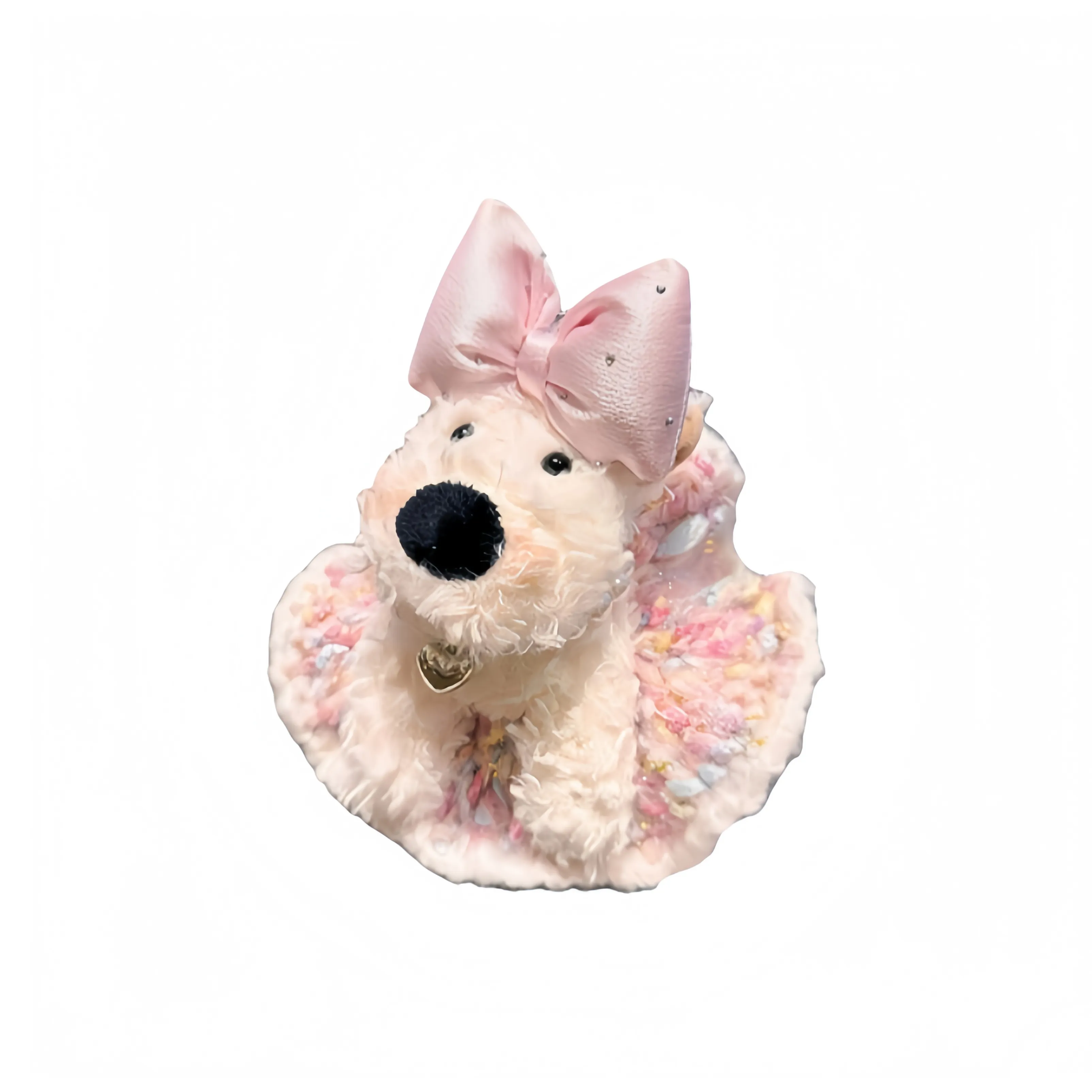 LOGISTAR Вест-хайленд Белый Терьер Щенок Плюшевый Брелок 10 см Высота