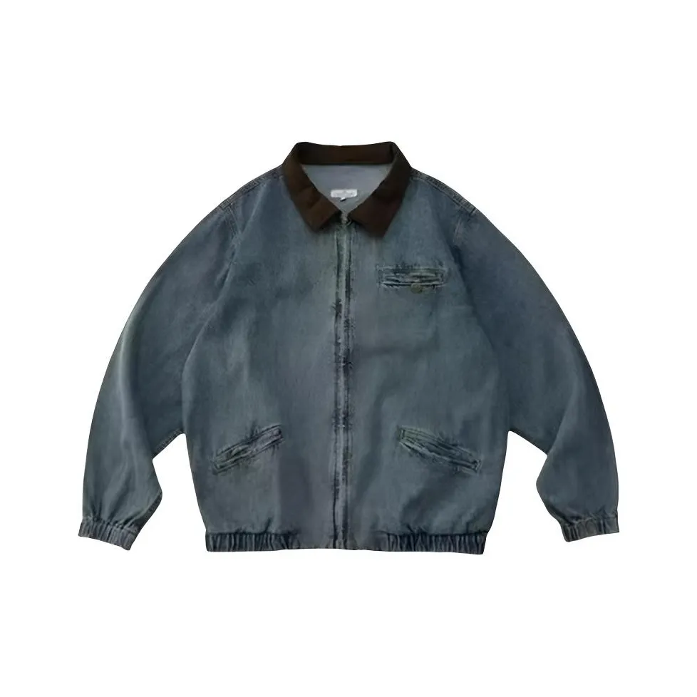 Manekniv Светло-Синий Унисекс Джинсовые Куртки