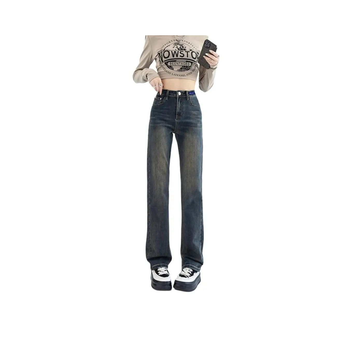 HELEH Женские Джинсы