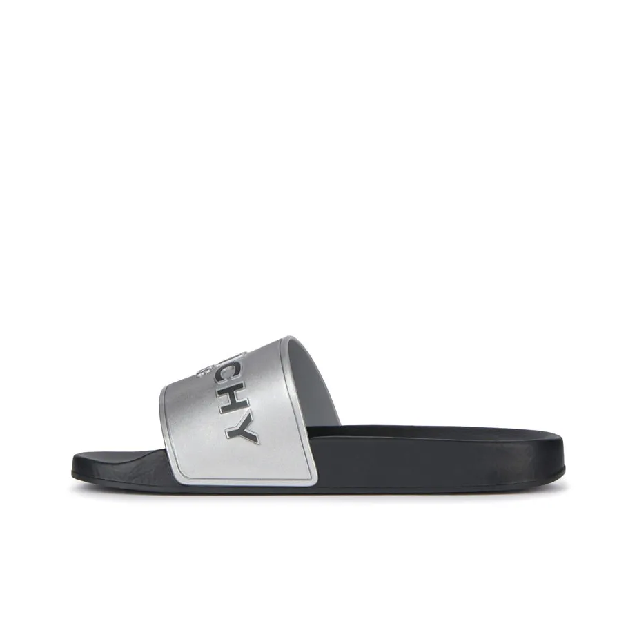 Givenchy Slide Slippers Women's Silver
