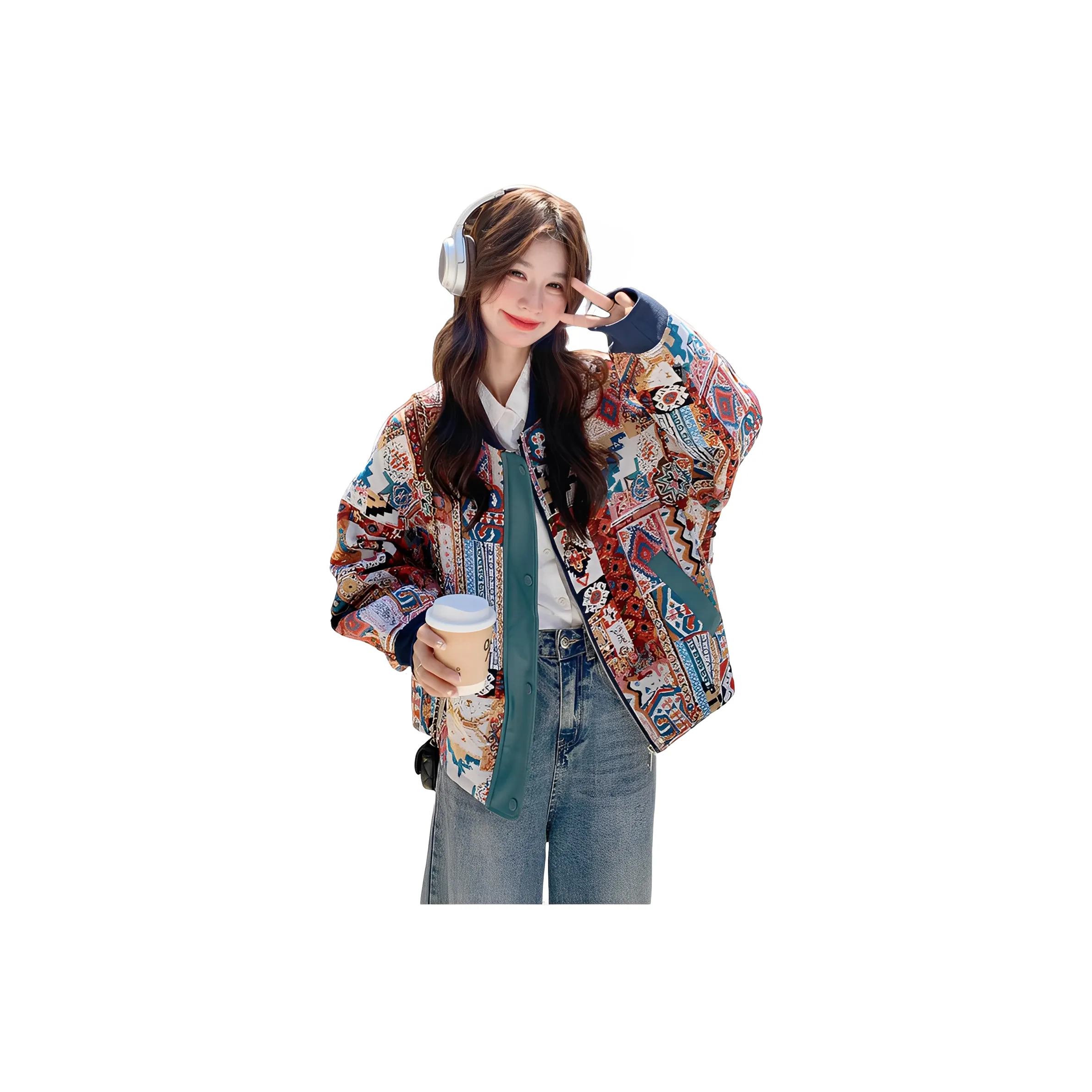 HUICUIGE Многоцветные Женские Куртки