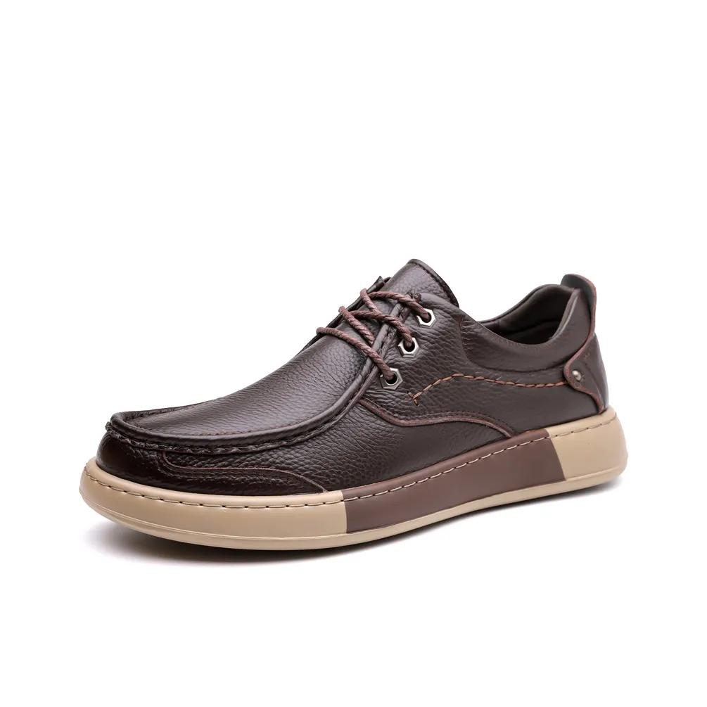 Poitulas Мужская Повседневная Кожаная Обувь Мужская