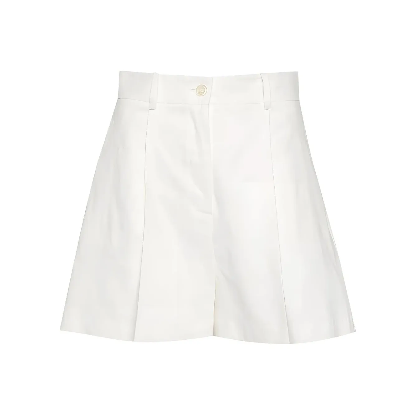 PINKO Tailored Linen Shorts Casual Shorts Женские Белые