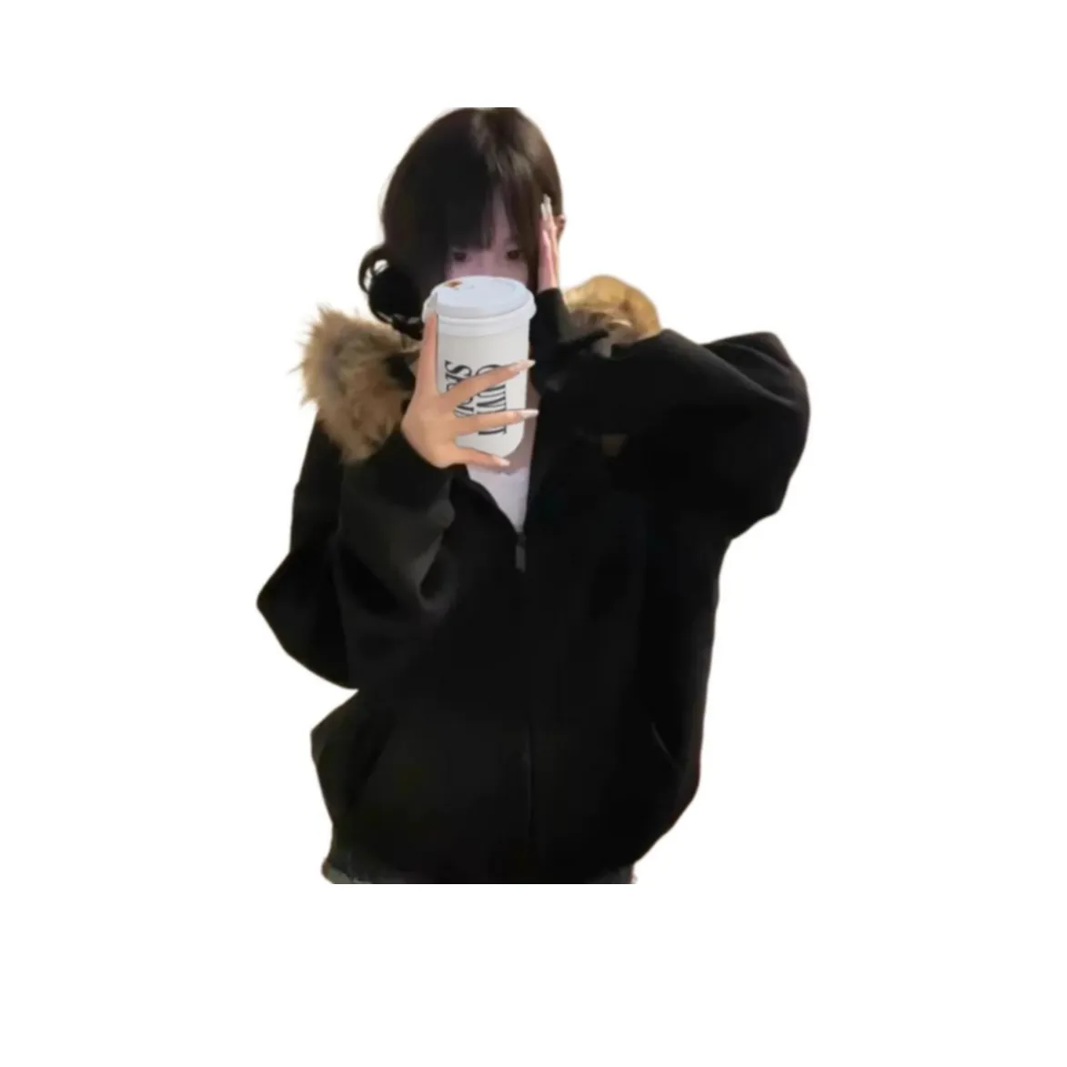 MUCCHIC Черные Женские Свитшоты