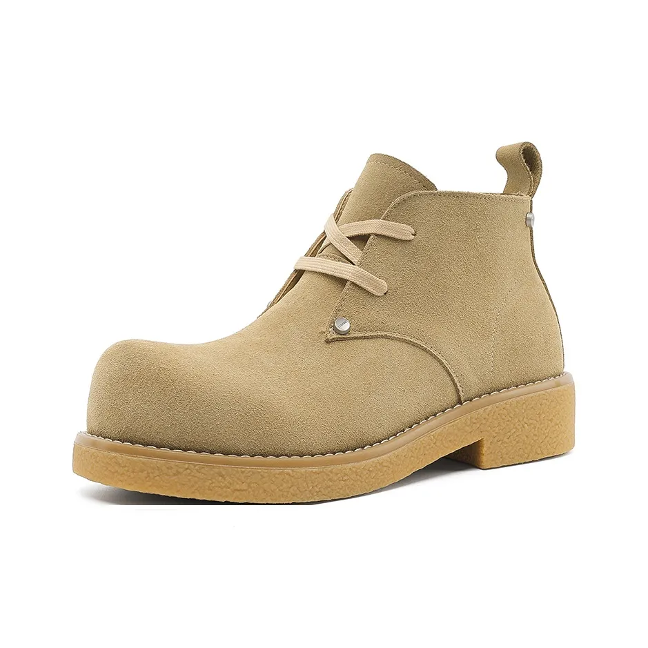 ZHENRAN Минималистичные рабочие ботинки Martin Boot Унисекс