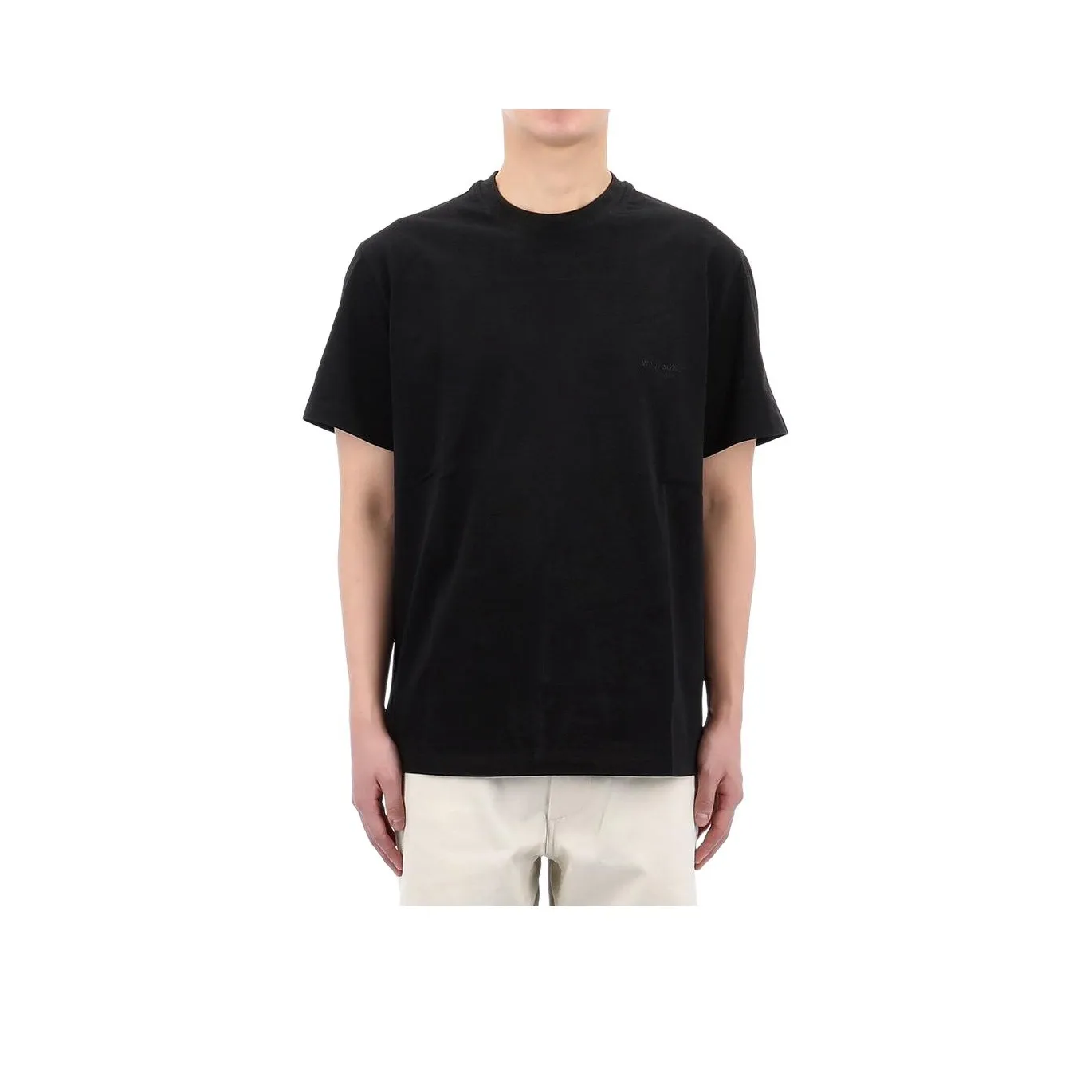 WOOYOUNGMI Мужские черные футболки