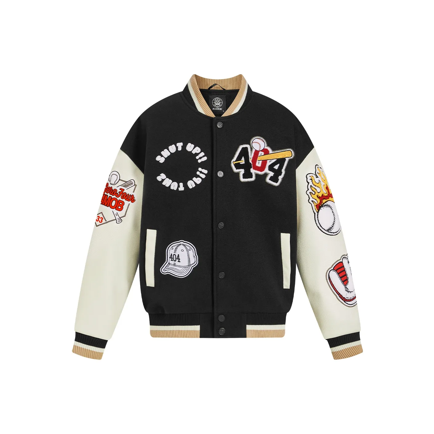 404MOB GANG Бейсбольная куртка Унисекс
