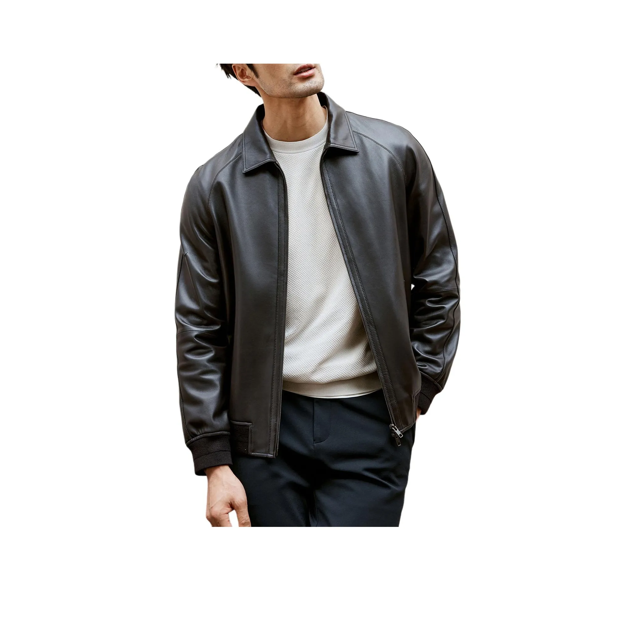 DANNINGZHEXUE Кожа Куртка Мужская