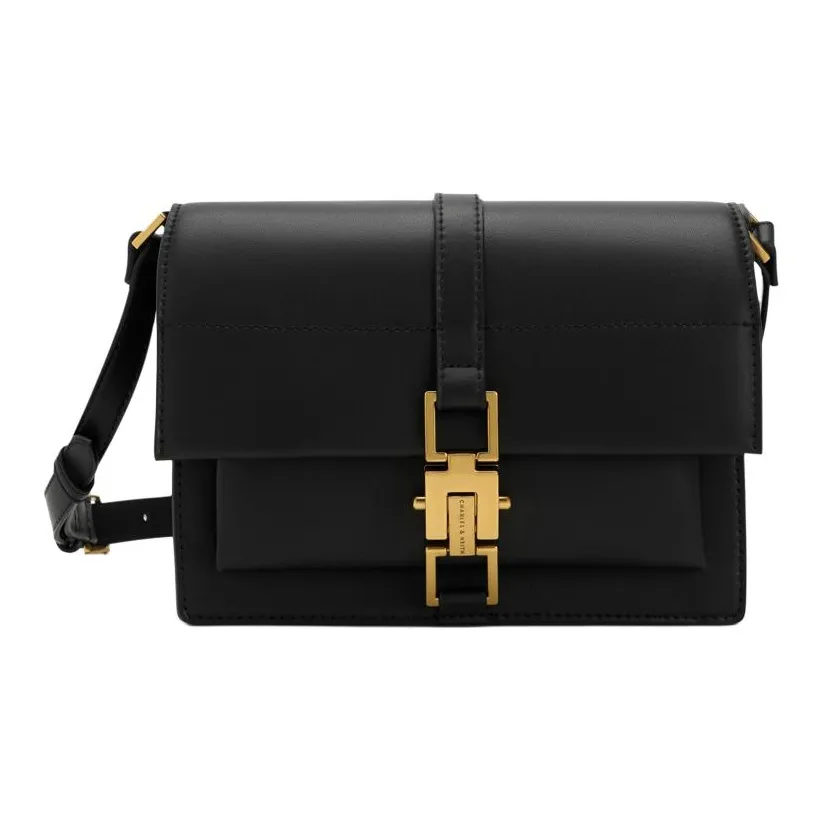 CHARLES KEITH Тисненая кожа Маленькая квадратная сумка Сумка через плечо Маленькая Женская Многоцветная