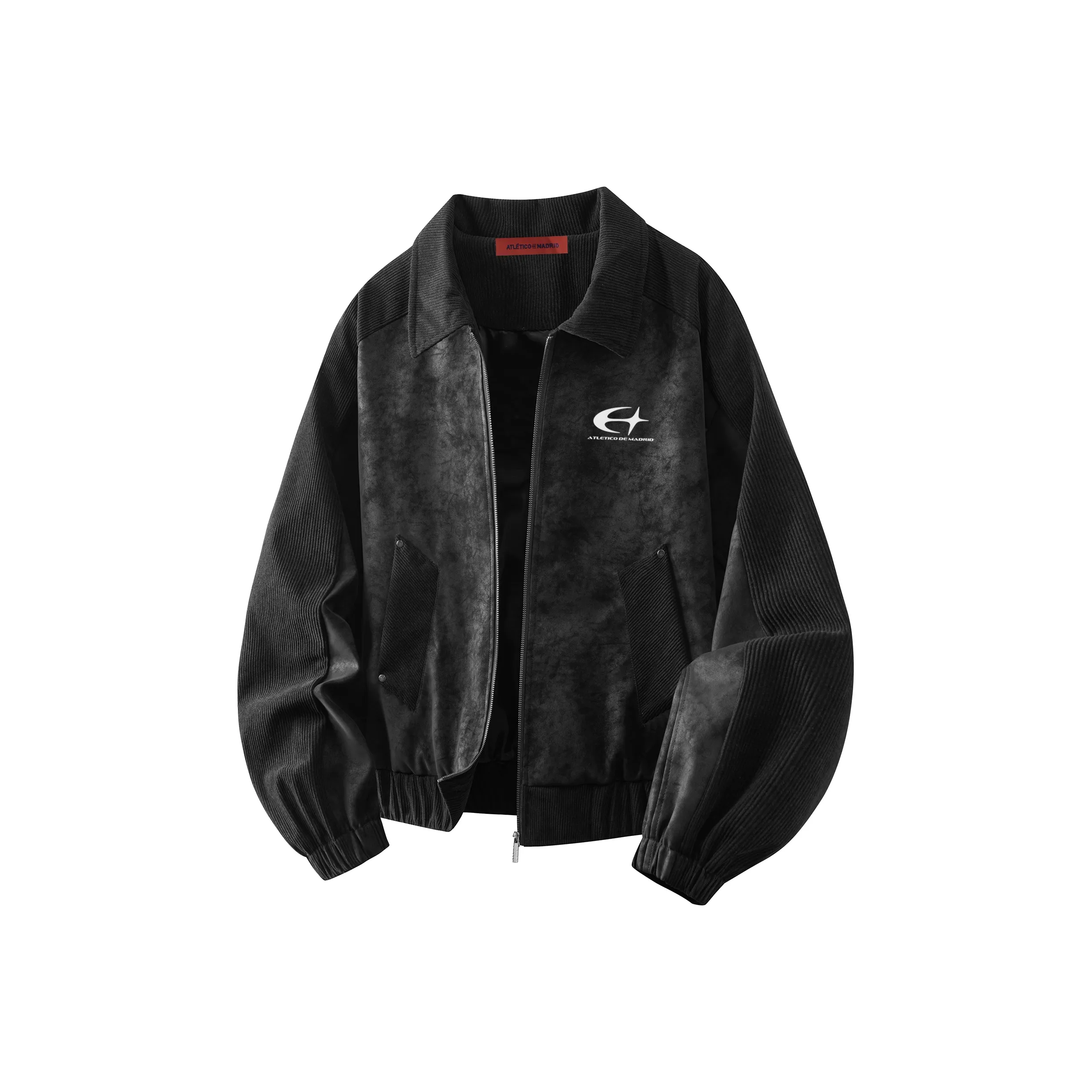 ATLETICO DE MADRID 1903 Кожа Куртка Пальто Унисекс