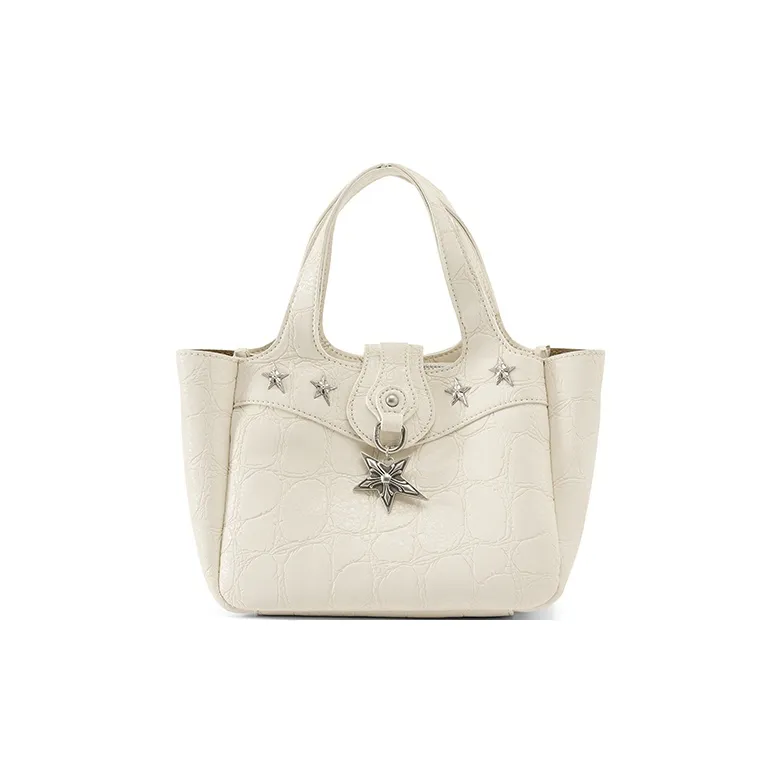 JACD ПУ (полиуретан) Сумка-тоут Сумка через плечо Сумка стандартная Женская Белая Черная