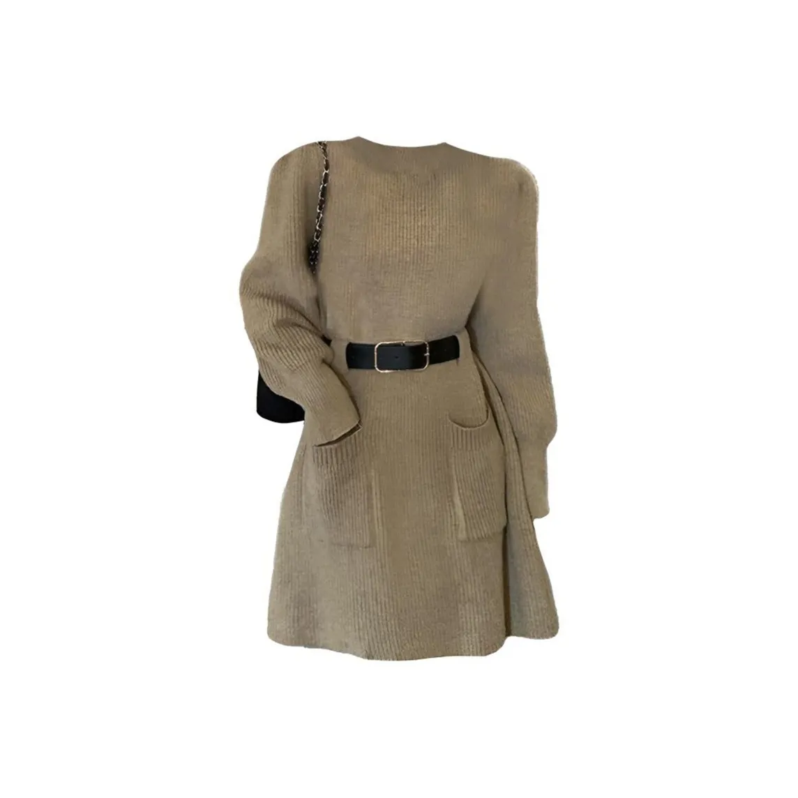 Incolore Длинное платье с длинными рукавами женское