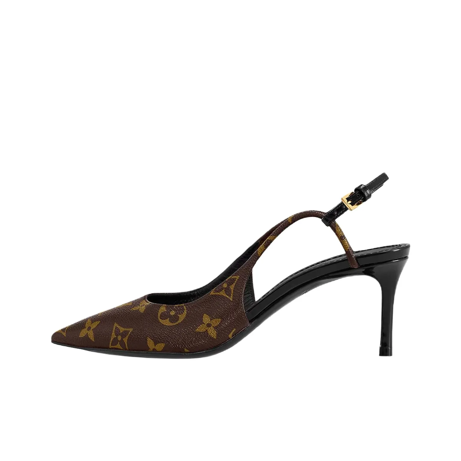 LOUIS VUITTON Chérie High Heels Women's Monogram Color