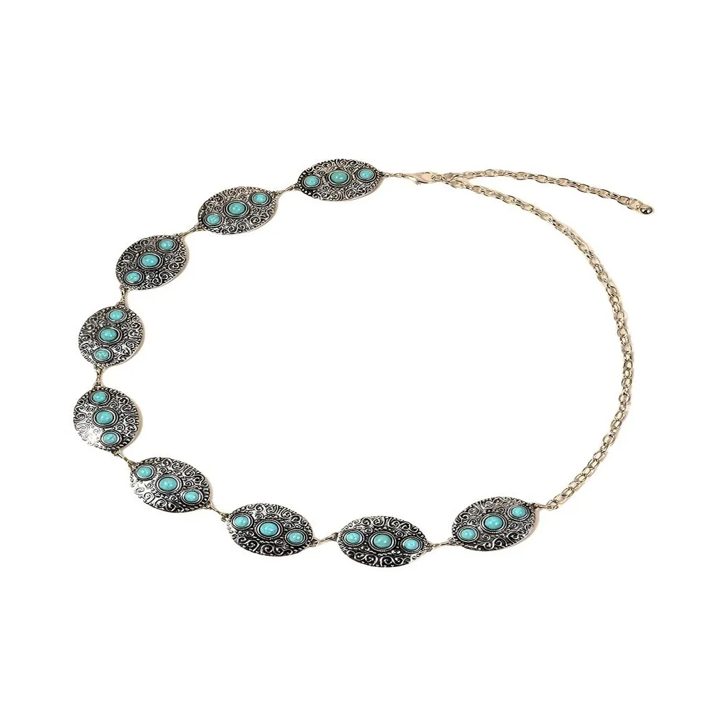 JEANSWEST Сплав Цепи для талии Женские 3,5 см