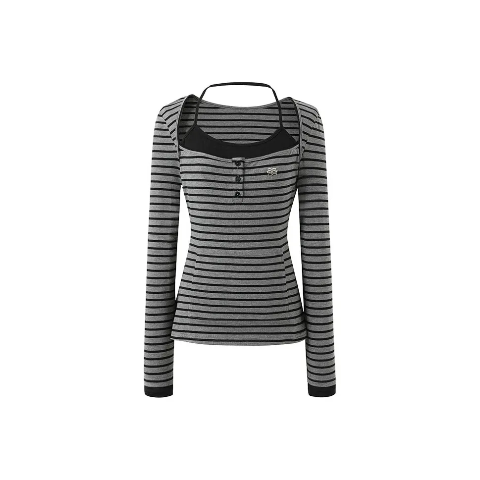 VKXOW Темно-черные женские футболки T