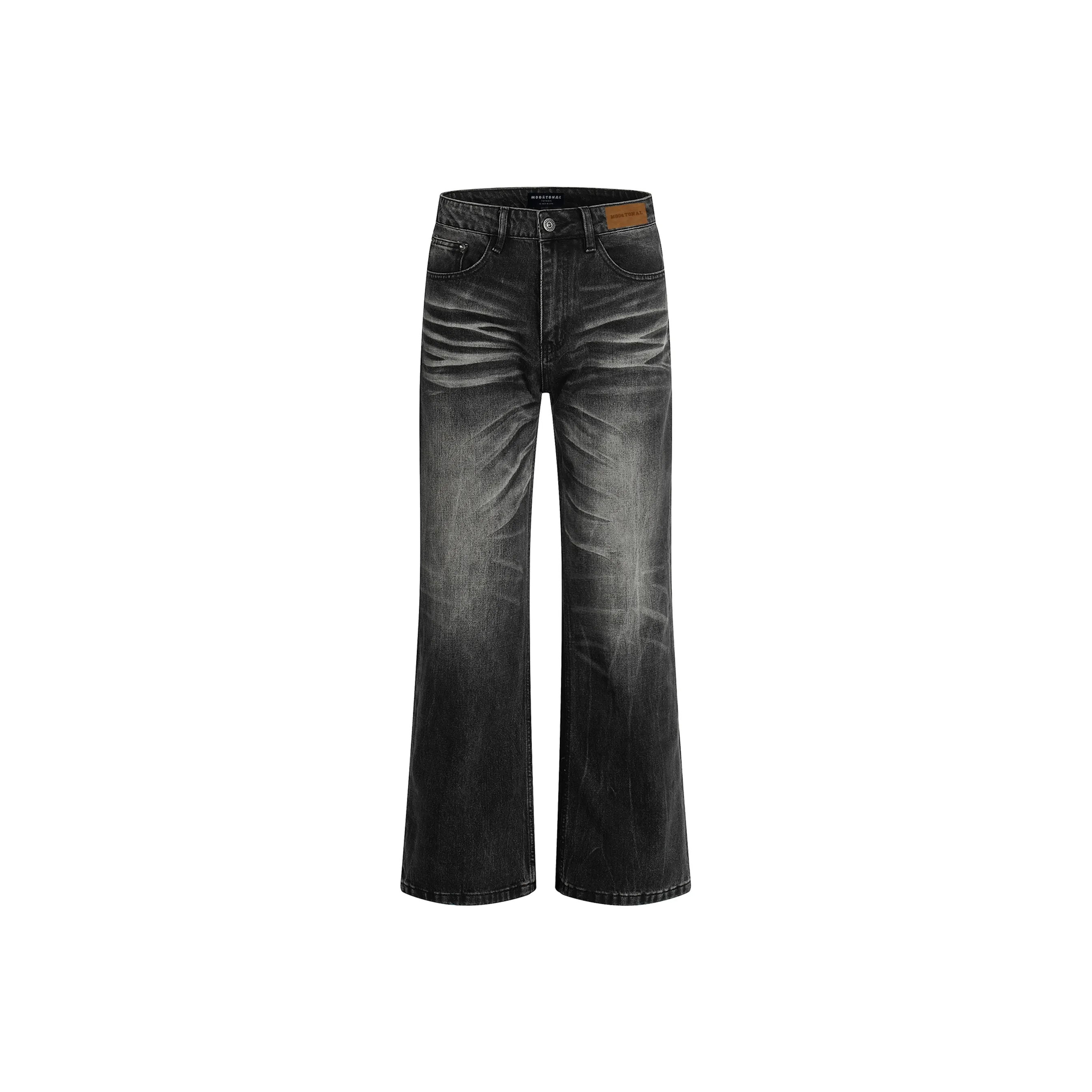 MOO TONAL Черные Унисекс Джинсы