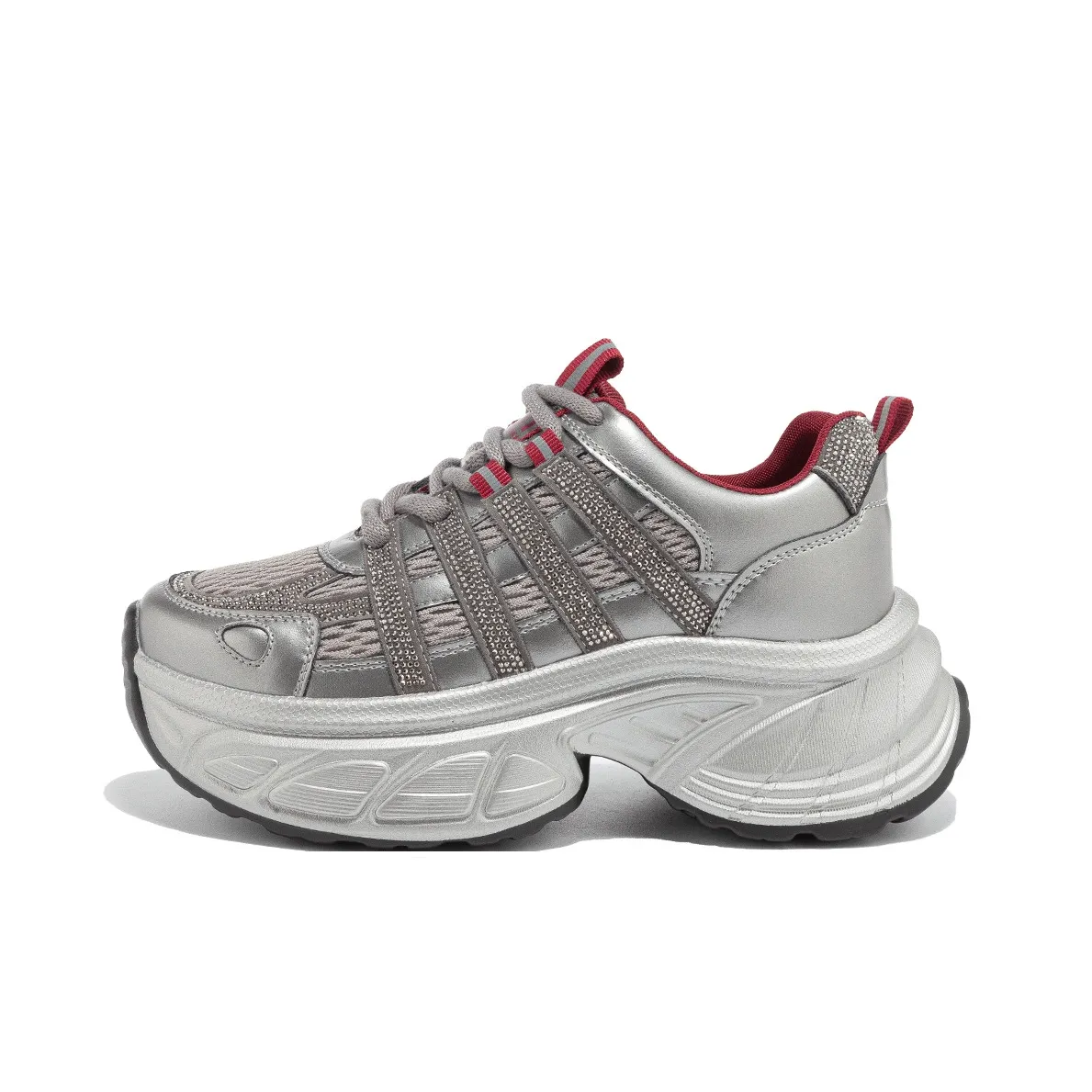 safiya Низкий топ массивные кроссовки женские