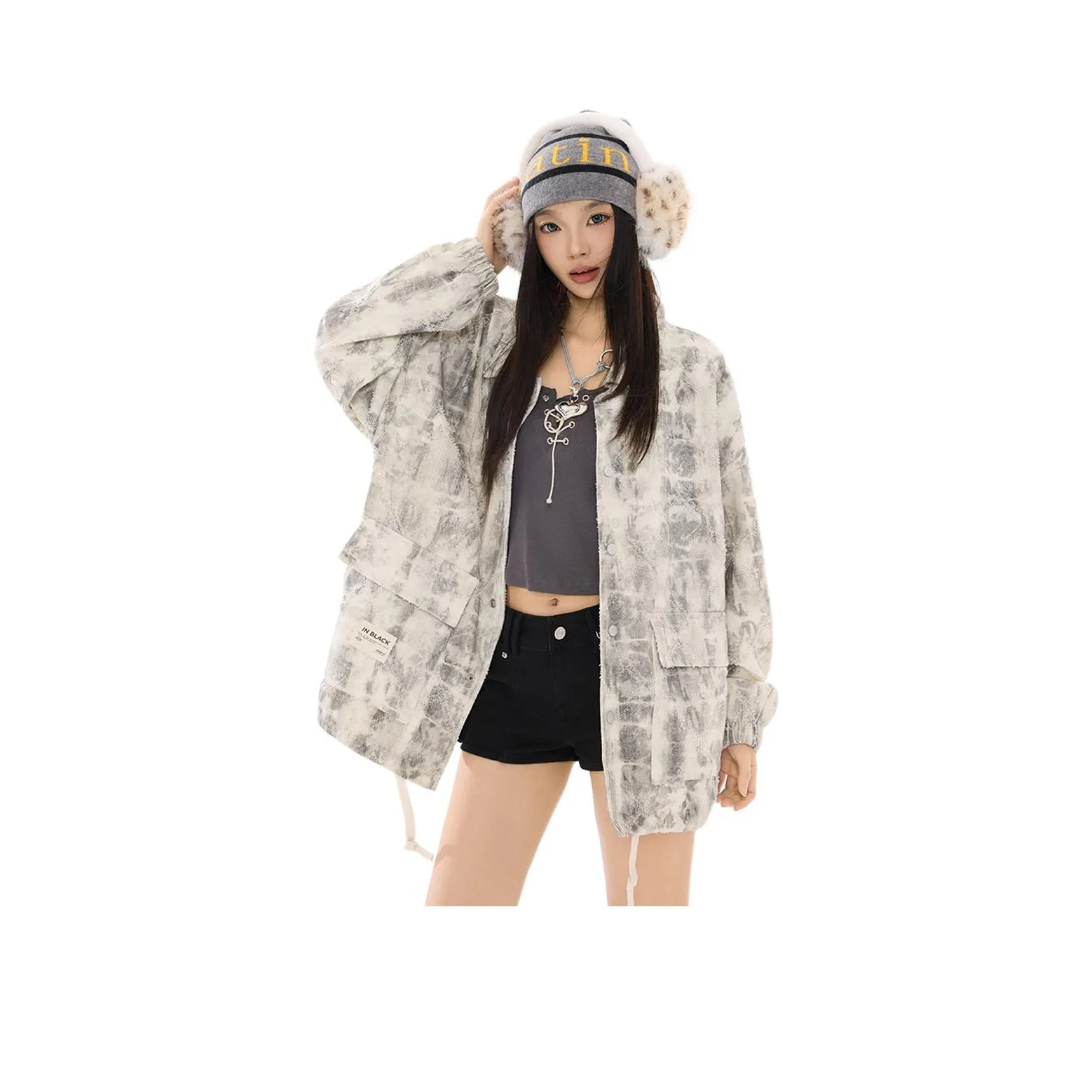 TUCANO Серый Белый Женские Куртки