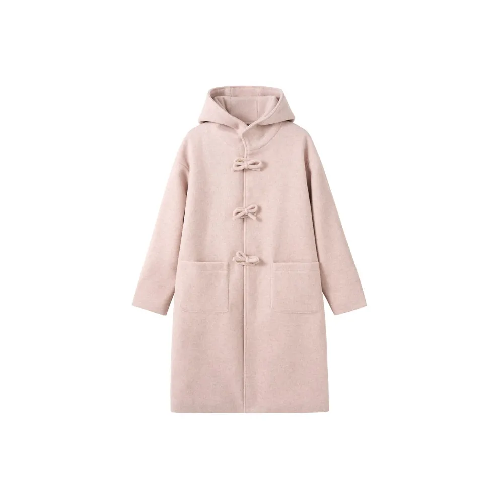 CTRTRC Розовое Женское Пальто