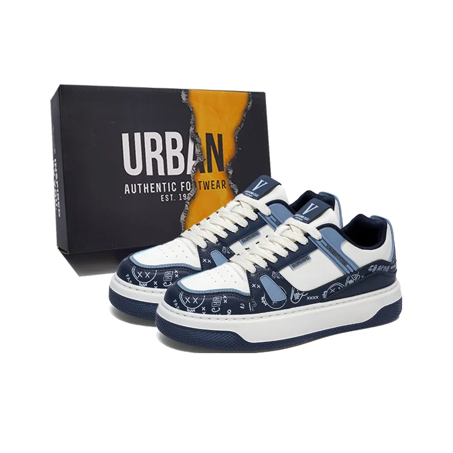 URBAN AUTHENTIC Износостойкие Легкие Противоскользящие Низкие Кроссовки для скейтбординга Мужские