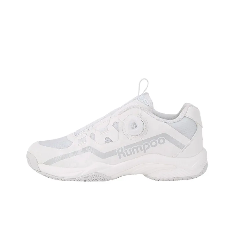 KUMPOO KHR D99 Амортизация Покрытие Поддержка Бадминтон Обувь Унисекс Белый