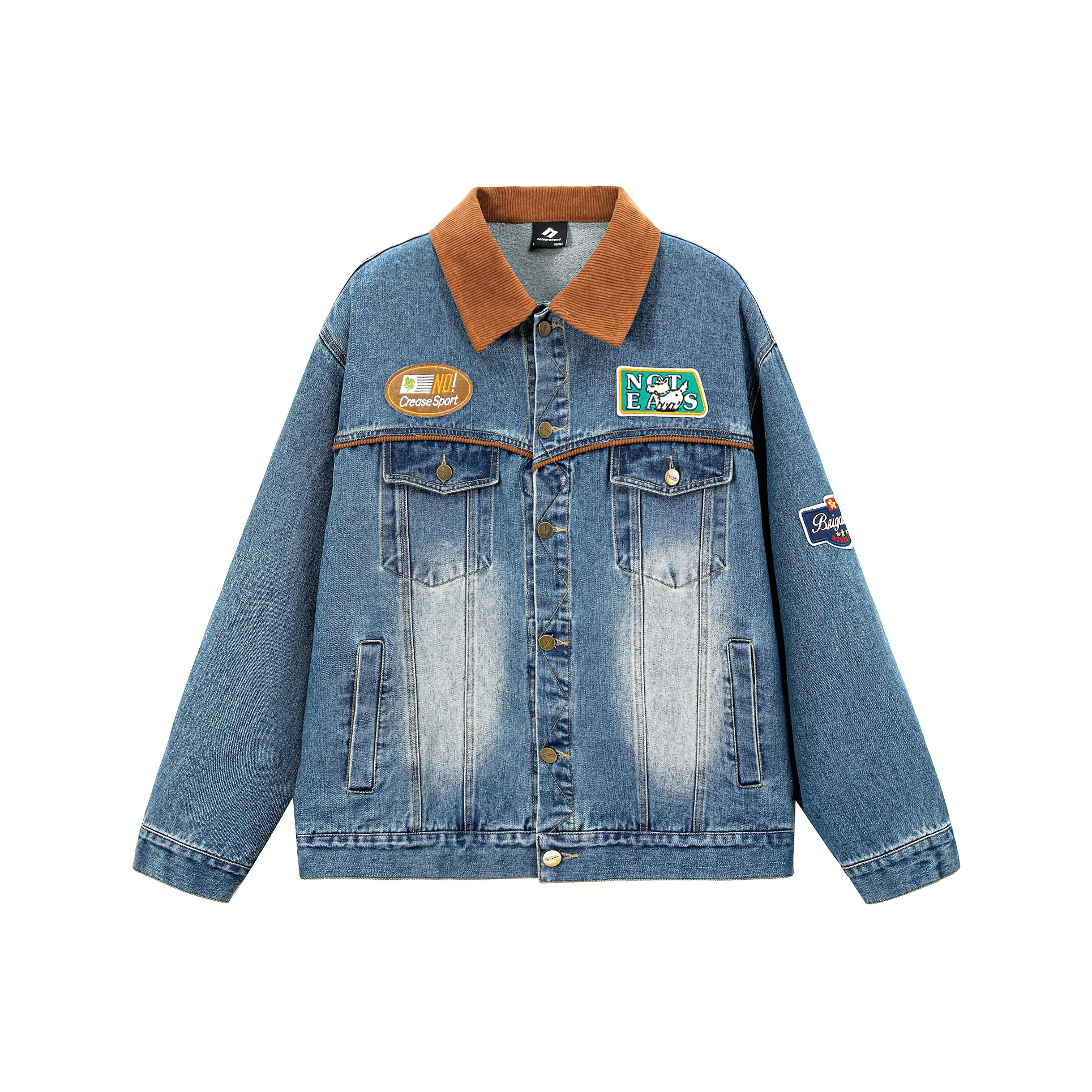 No Tears Унисекс Джинсовые Куртки