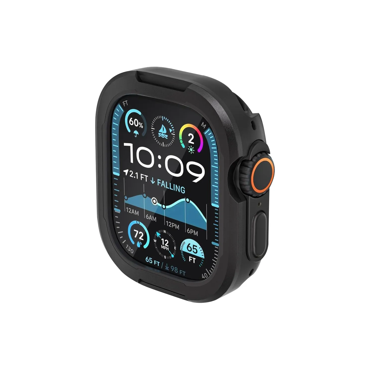 NCFCK Защитный чехол Apple TPU Алюминиевый сплав Корпус Ultra1 2