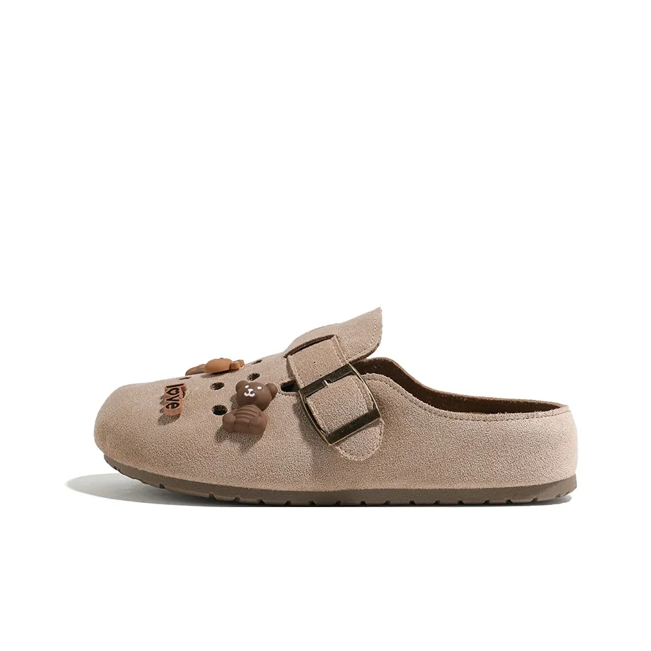 HUANQIU ПВХ Перфорированный Ремешок Пряжки Обувь Birkenstock Женская