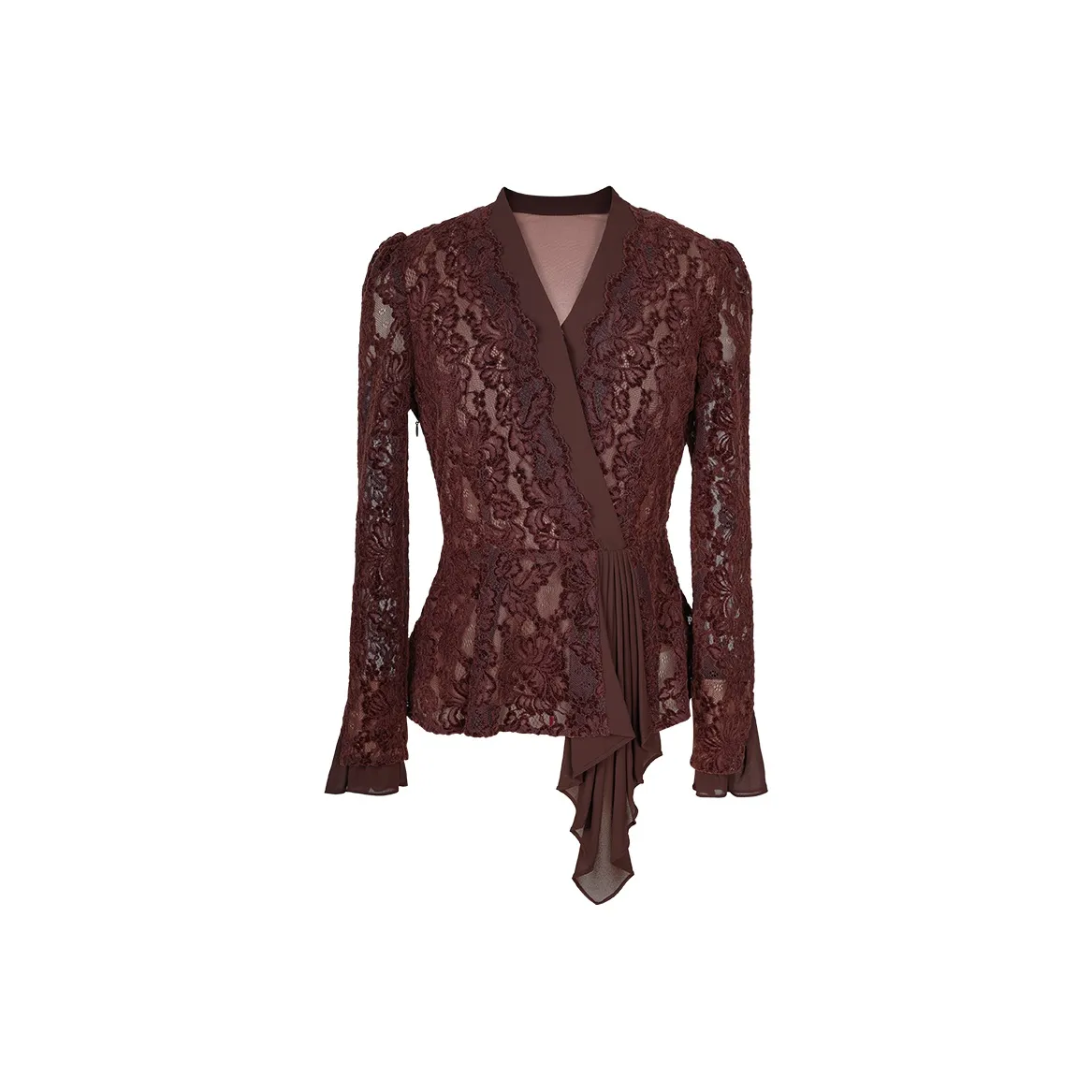 Tang Xi Коричневый Женские Рубашки