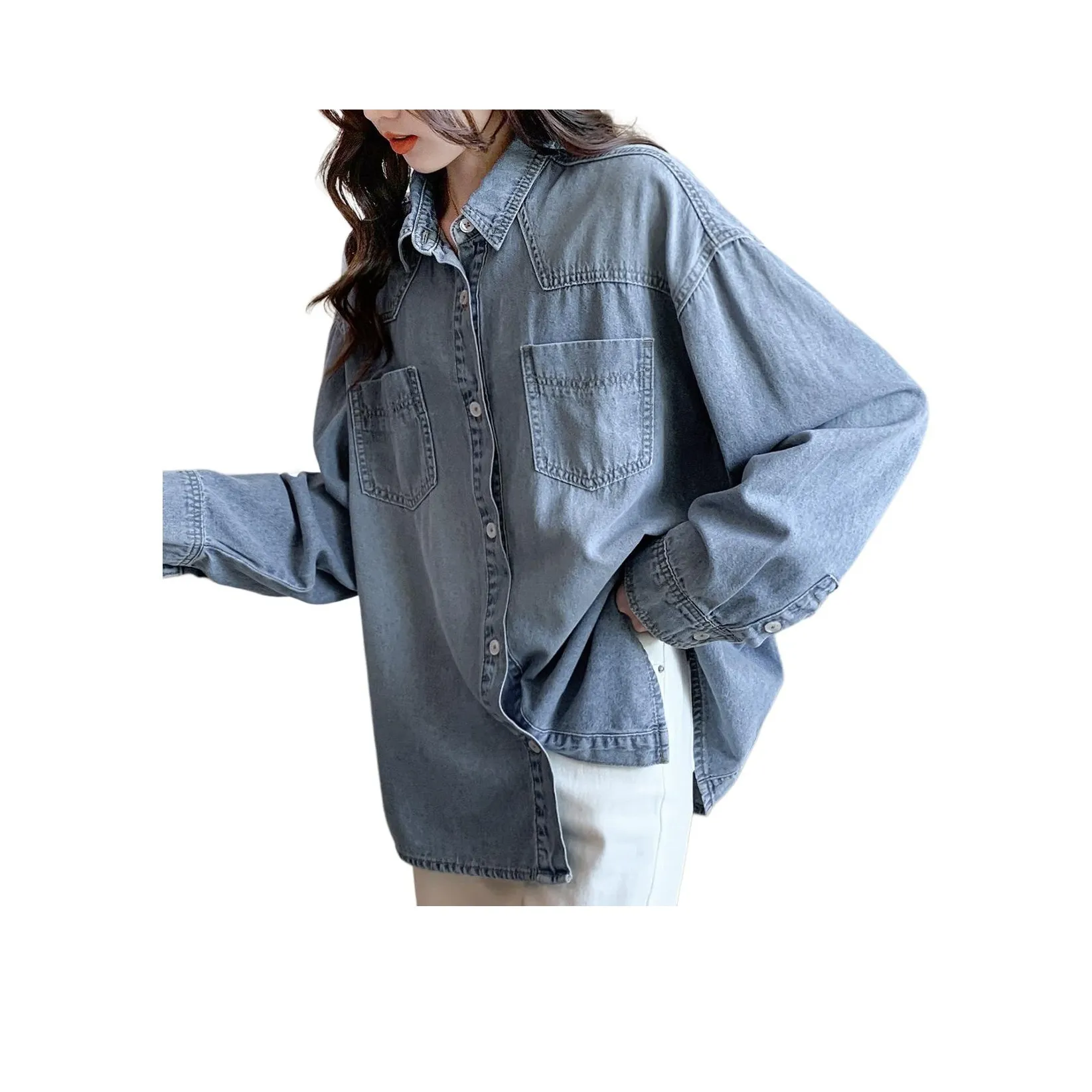 JEANSWEST Светло-синие женские рубашки