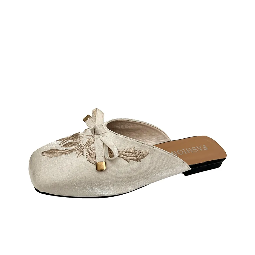 Wuji Резина Подошва Планшет Домашние Тапочки Женские